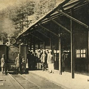 Railway Station, c1918-c1939. Creator: Unknown