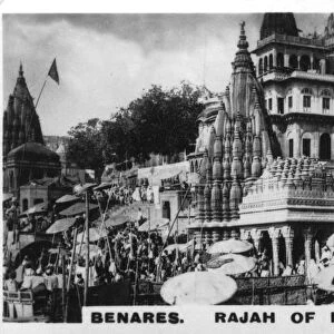 Rajah of Indores Palace, Benares, India, c1925