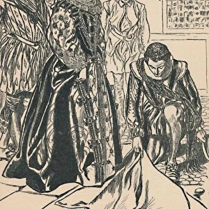 Raleigh Spreads His Cloak Before Elizabeth, c1907