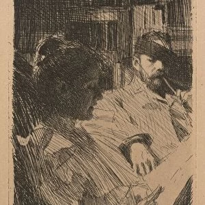 Reading (La Lecture), 1893. Creator: Anders Leonard Zorn