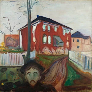 Red Virginia Creeper. Artist: Munch, Edvard (1863-1944)
