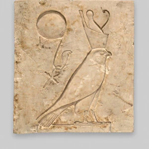 Relief Plaque Depicting the God Horus as a Falcon, Egypt