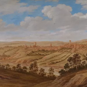Richmond Castle, Yorkshire, 1639. Creator: Alexander Keirincx