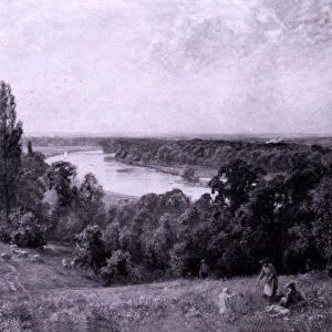 The River Thames from Richmond Hill, London, 1905. Artist: Sir Ernest Albert Waterlow