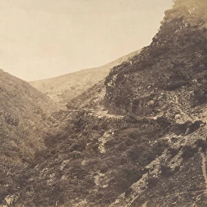 On the Road to Watersmeet, near Lynton, North Devon, 1856. Creator: Arthur Julius Pollock