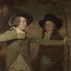Robert Ferguson of Raith and Lieutenant-General Sir Ronald Ferguson (The Archers), c. 1789. Artist: Raeburn, Sir Henry (1756-1823)