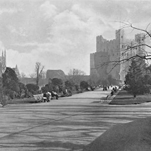 Rochester Castle, c1896. Artist: Poulton & Co