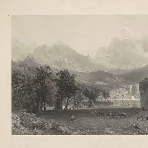 Albert Bierstadt Collection: Rocky Mountains artwork