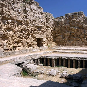 Roman hypocaust, Salamis, North Cyprus