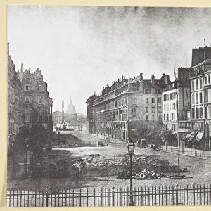 Rue Royale et Restes des Barricades de 1848, 1848, printed 1965