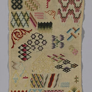 Sampler, France, 18th / 19th century. Creator: Unknown