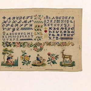 Sampler, Italy, 1801 / 75. Creator: Unknown