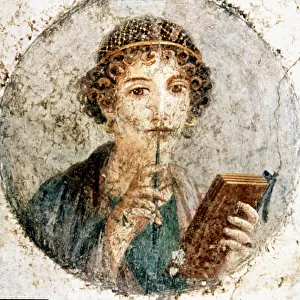 Sappho, fresh from the Herculaneum