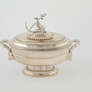 Sauce Tureen and Cover from the Hood Service, England, 1807 / 08. Creator: Paul Storr
