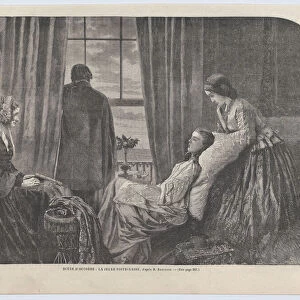 Scene d Octobre: La jeune poitrinaire (An October Scene: The Young Consumptive, October 2-9, 1864. Creator: Unknown)