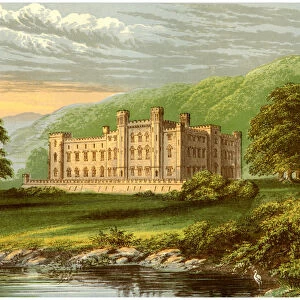 Scone Palace, Perthshire, Scotland, home of the Earl of Mansfield, c1880