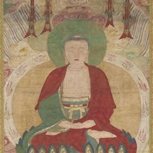 Seated Amitabha, late 1500s-early 1600s. Creator: Unknown
