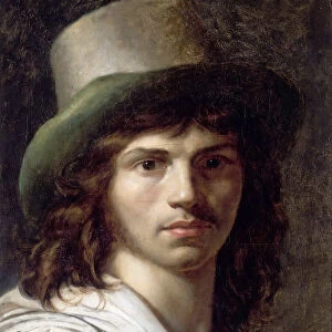 Self-Portrait, 1795. Creator: Girodet de Roucy Trioson, Anne Louis (1767-1824)