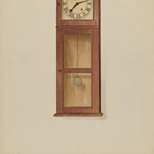 Shaker Wall Clock, 1936. Creator: Anne Ger