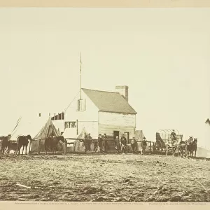 The Shebang, or Quarters of U. S. Sanitary Commission, Brandy Station, November 1863