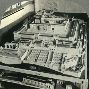 Shicks Plan of Temple as Solomon Built It, Jerusalem, Palestine, c1930s. Creator: Unknown