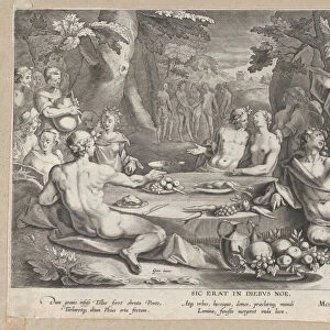 The Sinfulness of Mankind, late 16th-early 17th century. Creator: Cornelis Galle I