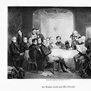 Sir Walter Scott and his friends, c1849