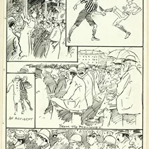 Sketches at the Association Cup Football Match, n. d. Creator: Philip William May