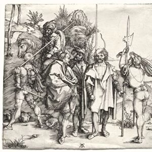 Five Soldiers and a Turk on Horseback, probably 1496. Creator: Albrecht Dürer (German