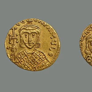 Solidus of Emperor Constantine V (751-775). Artist: Numismatic, Ancient Coins