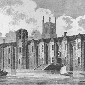 South front of Baynards Castle, London, in about 1640, 1790 (1904). Artist: Andrew Birrell