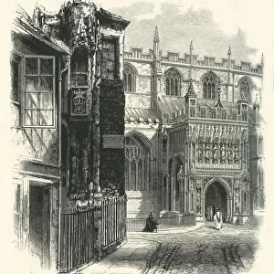 The South Porch, Gloucester Cathedral, c1870