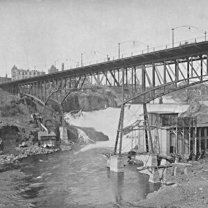 Spokane Falls, Washington, c1897. Creator: Unknown