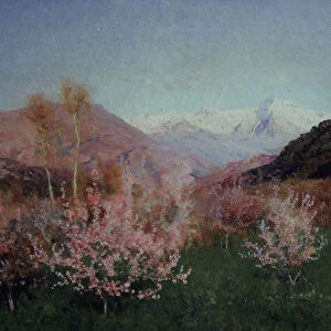 Spring in Italy, 1890. Artist: Levitan, Isaak Ilyich (1860-1900)