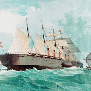 SS Great Eastern, IK Brunels great steam ship, 1858