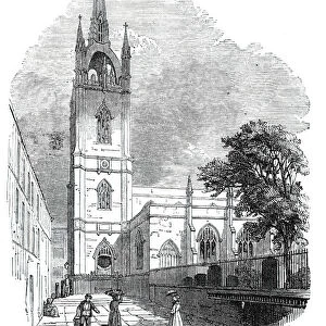 St. Dunstan s-in-the-East, 1844. Creator: Unknown