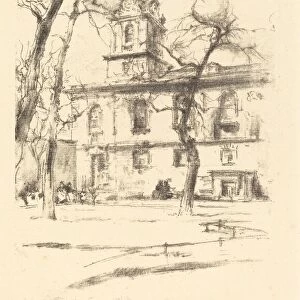 St. Giles-in-the-Fields, 1896. Creator: James Abbott McNeill Whistler