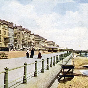 St Leonards, West Marina, from the pier, c1900s-c1920s
