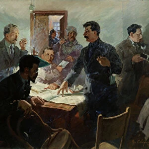 The Staff of the October Revolution, 1934. Artist: Vasili Svarog