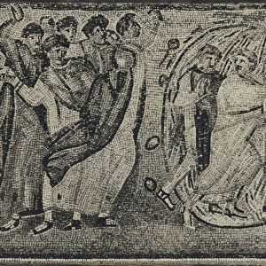 Stoning of Moses, Joshua and Caleb, Byzantine, early 20th century
