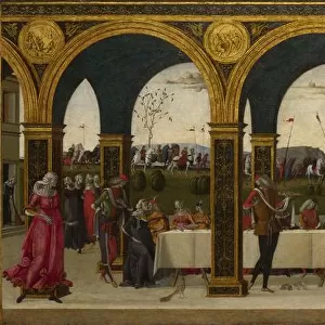 The Story of Griselda. Part III: Reunion, c. 1490-1495. Artist: Master of the Story of Griselda (active End of 15th cen. )