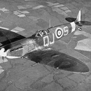 Supermarine Spitfire Mk Vb, 1941. Artist: Chas Brown
