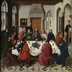 The Last Supper altarpiece (central panel), 1464-1468. Artist: Bouts, Dirk (1410 / 20-1475)