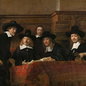 Syndics of the Drapers Guild (The Sampling Officials), 1662. Artist: Rembrandt van Rhijn (1606-1669)