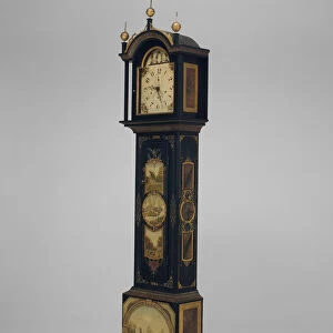 Tall Case Clock, 1820 / 84. Creators: Silas Hoadley, Uriah Dyer