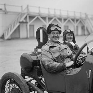 TB Andre in his Marlborough I at the JCC 200 Mile Race, Brooklands, Surrey, 1921