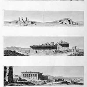 Temple at Tentyris (Temple of Denderah), c1808. Artist: Baltard