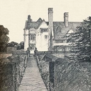 Tirley Court, Cheshire: East Side, 1908. Artist: Charles Edward Mallows