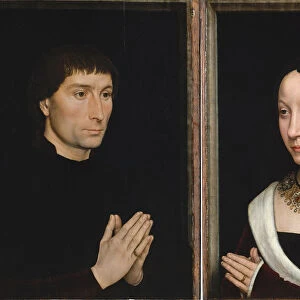 Tommaso di Folco Portinari (1428-1501); Maria Portinari... ca. 1470. Creator: Hans Memling