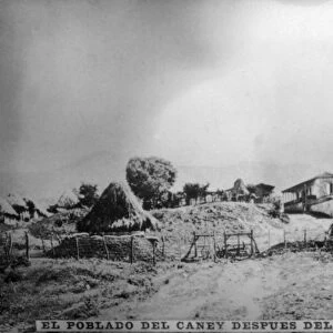 The town of Caney after combat, (1898), 1920s